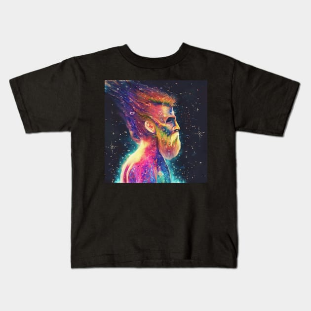 Source Connection Kids T-Shirt by visionarysea